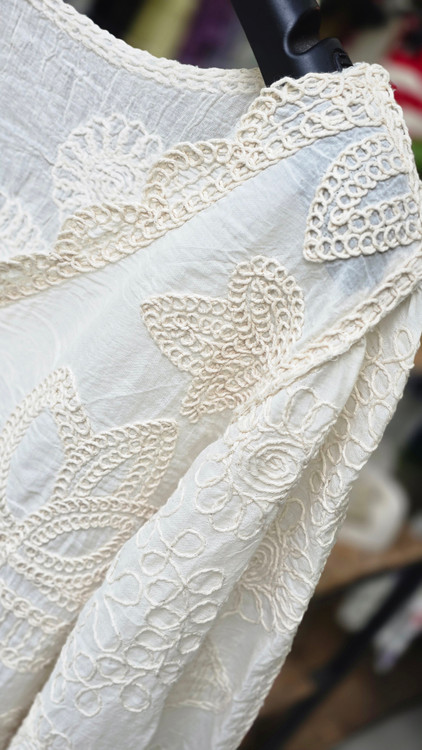 بلوز قلاببافی - جزئیات بافت