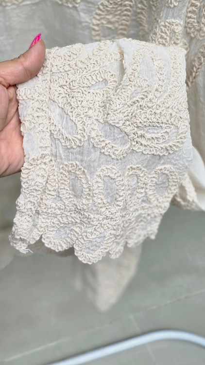 بلوز قلاببافی زنانه - نمای پشت